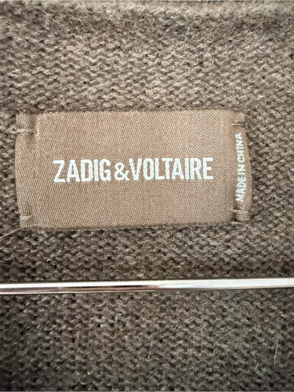 Zadig & Voltaire Leopard Print V-Neck Cardigan - Cashmere - S - Picture 2 of 5